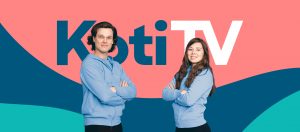 Koti TV:n fysioterapeutit Johannes Tarkiainen ja Ellimari Karppinen